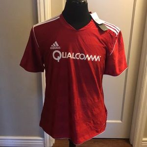 Adidas Qualcomm soccer Jersey